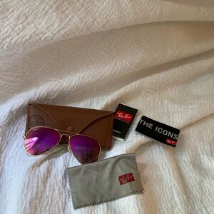 Rayban (Ray-Ban Brand) Aviator - Pink reflective